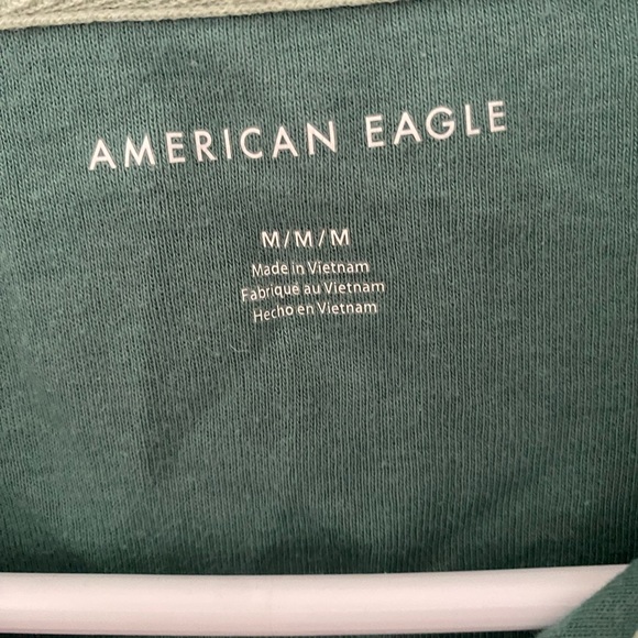 American Eagle Cropped Polo Shirt - Picture 2 of 2